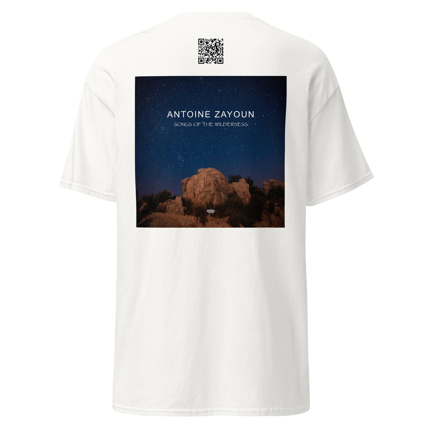 Unisex Classic Tee - "Songs of the Wilderness" White - Valiant Sheep Store