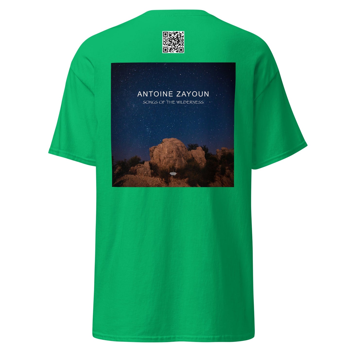Unisex Classic Tee - "Songs of the Wilderness" Irish Green - Valiant Sheep Store