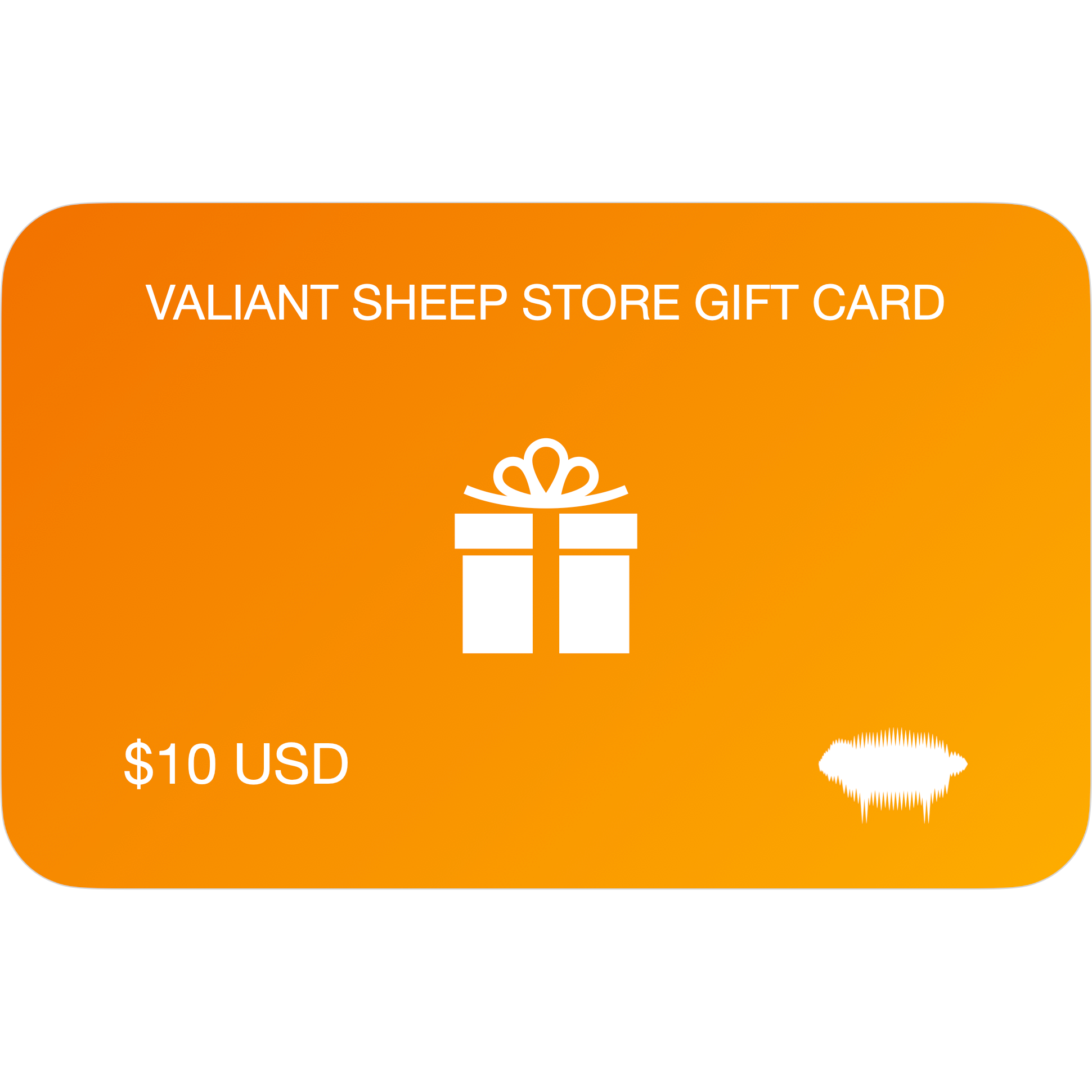Valiant Sheep Store Gift Card