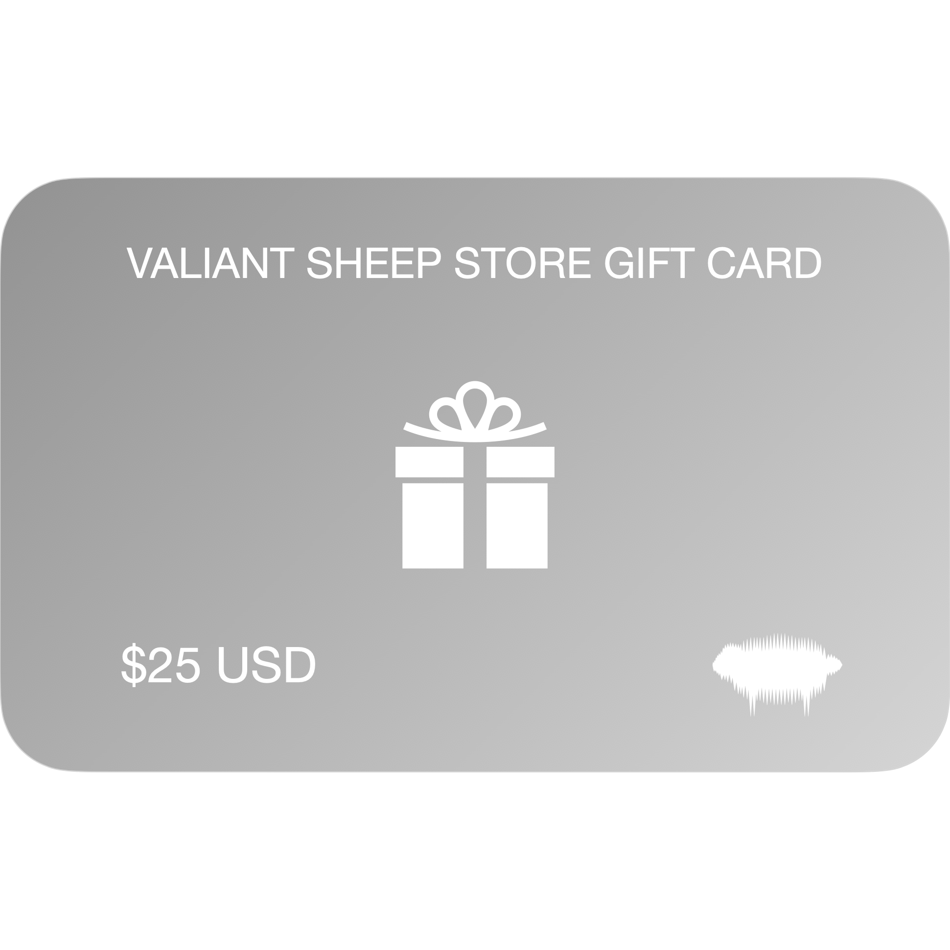 Valiant Sheep Store Gift Card