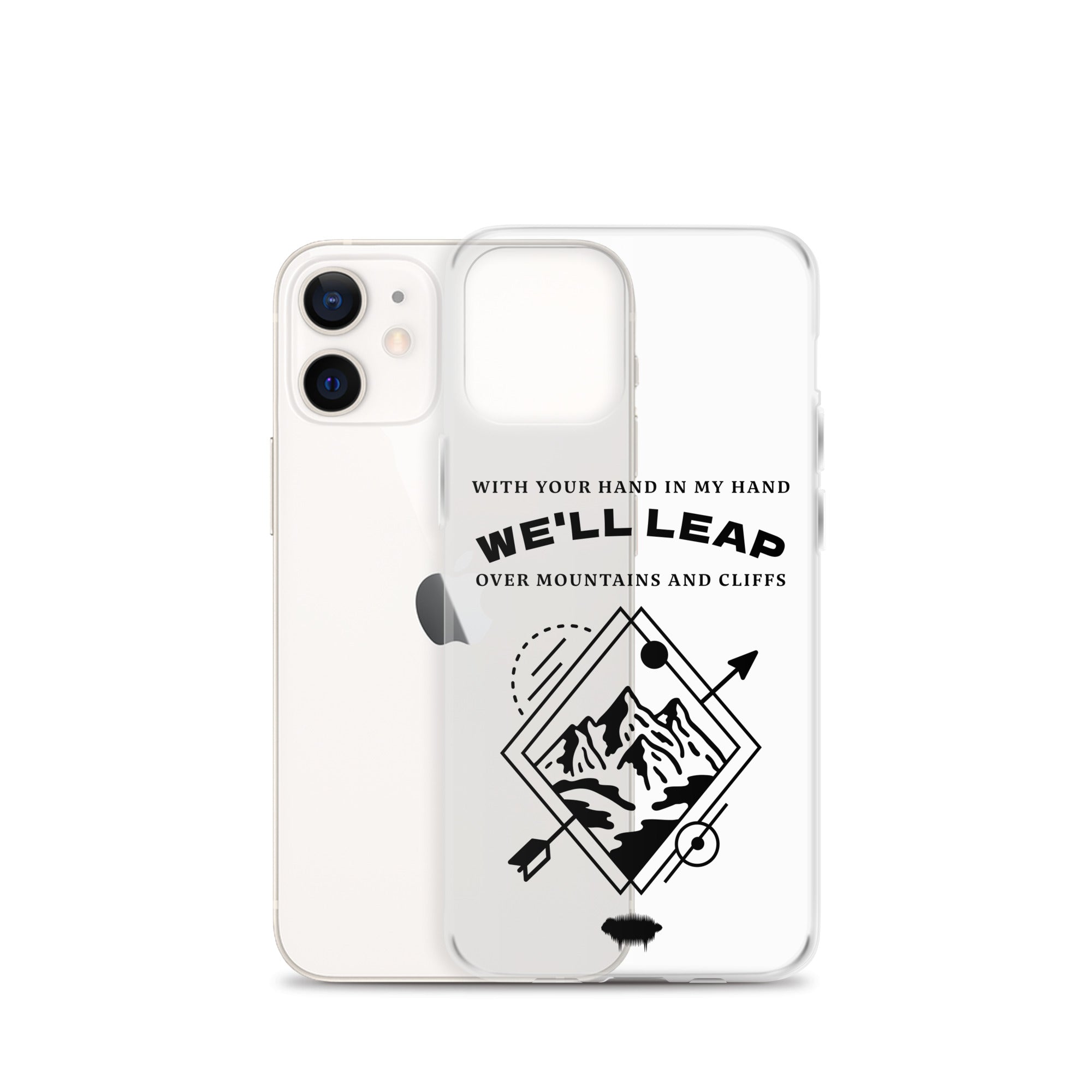 Clear Case for iPhone® - "In Your Love" iPhone 12 mini - Valiant Sheep Store