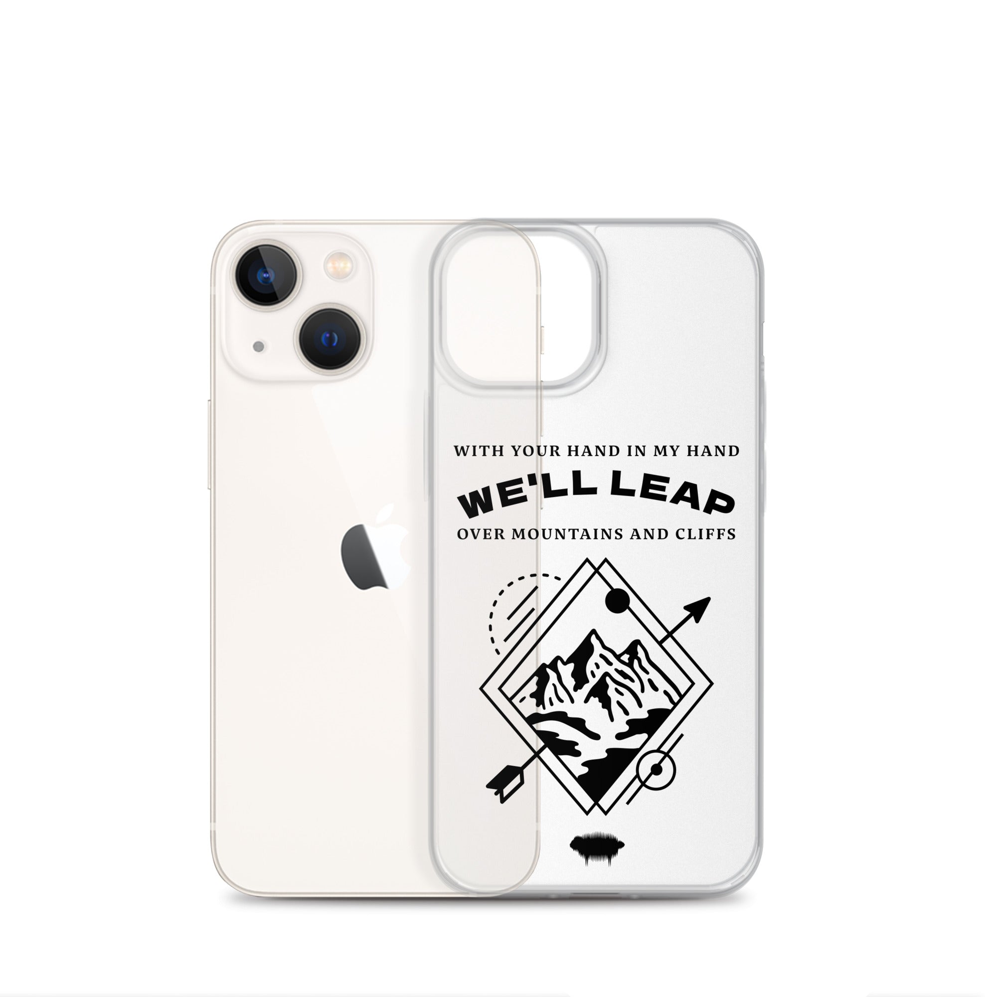 Clear Case for iPhone® - "In Your Love" iPhone 13 mini - Valiant Sheep Store