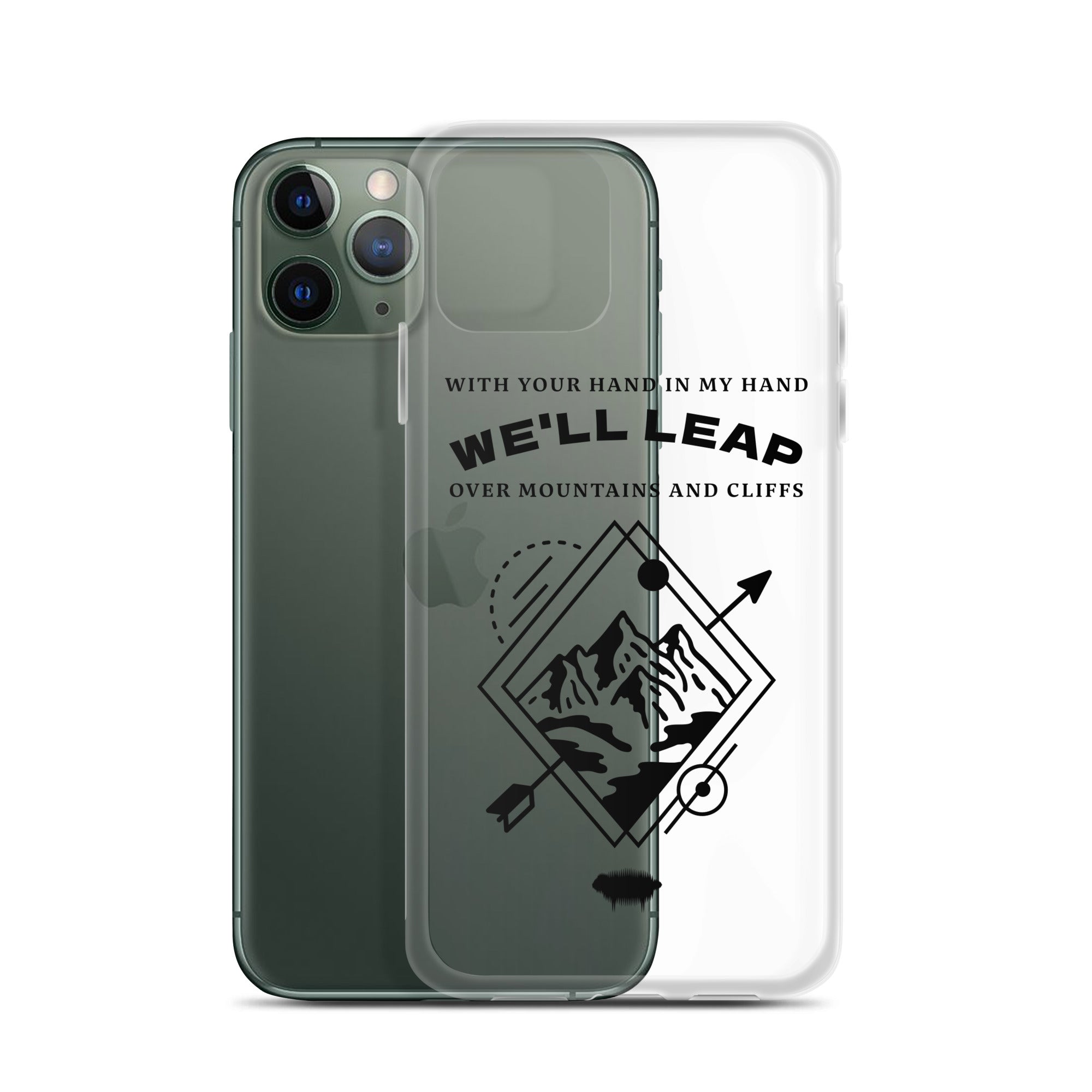 Clear Case for iPhone® - "In Your Love" iPhone 11 - Valiant Sheep Store
