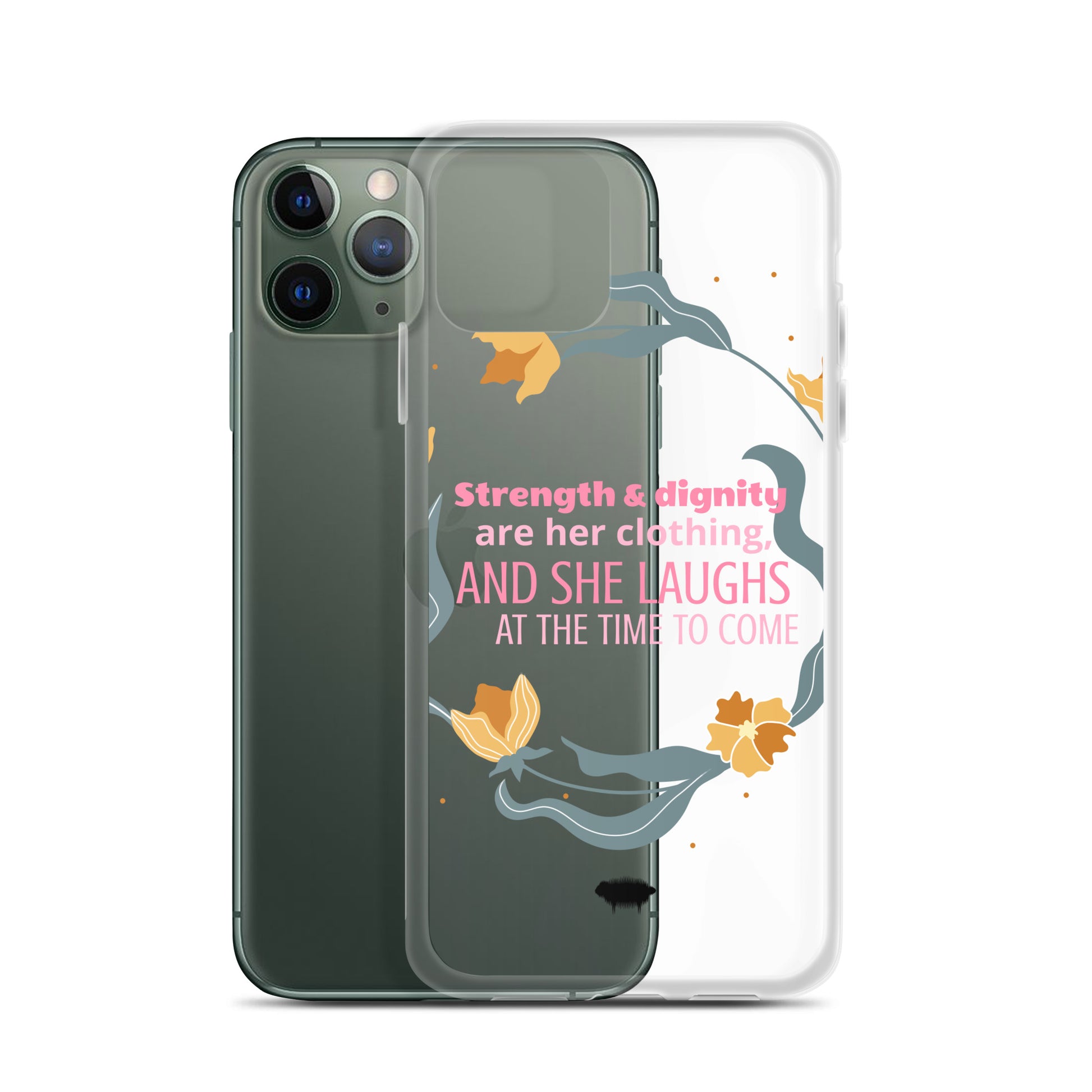 Proverbs 31:25 Clear Case for iPhone® - Valiant Sheep