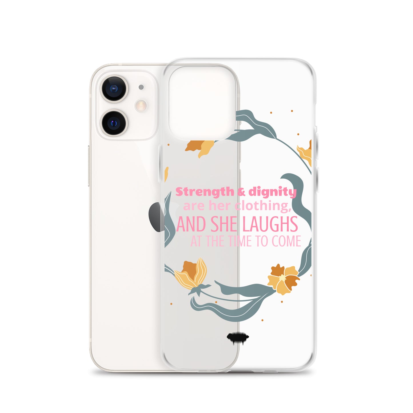 Proverbs 31:25 Clear Case for iPhone® - Valiant Sheep