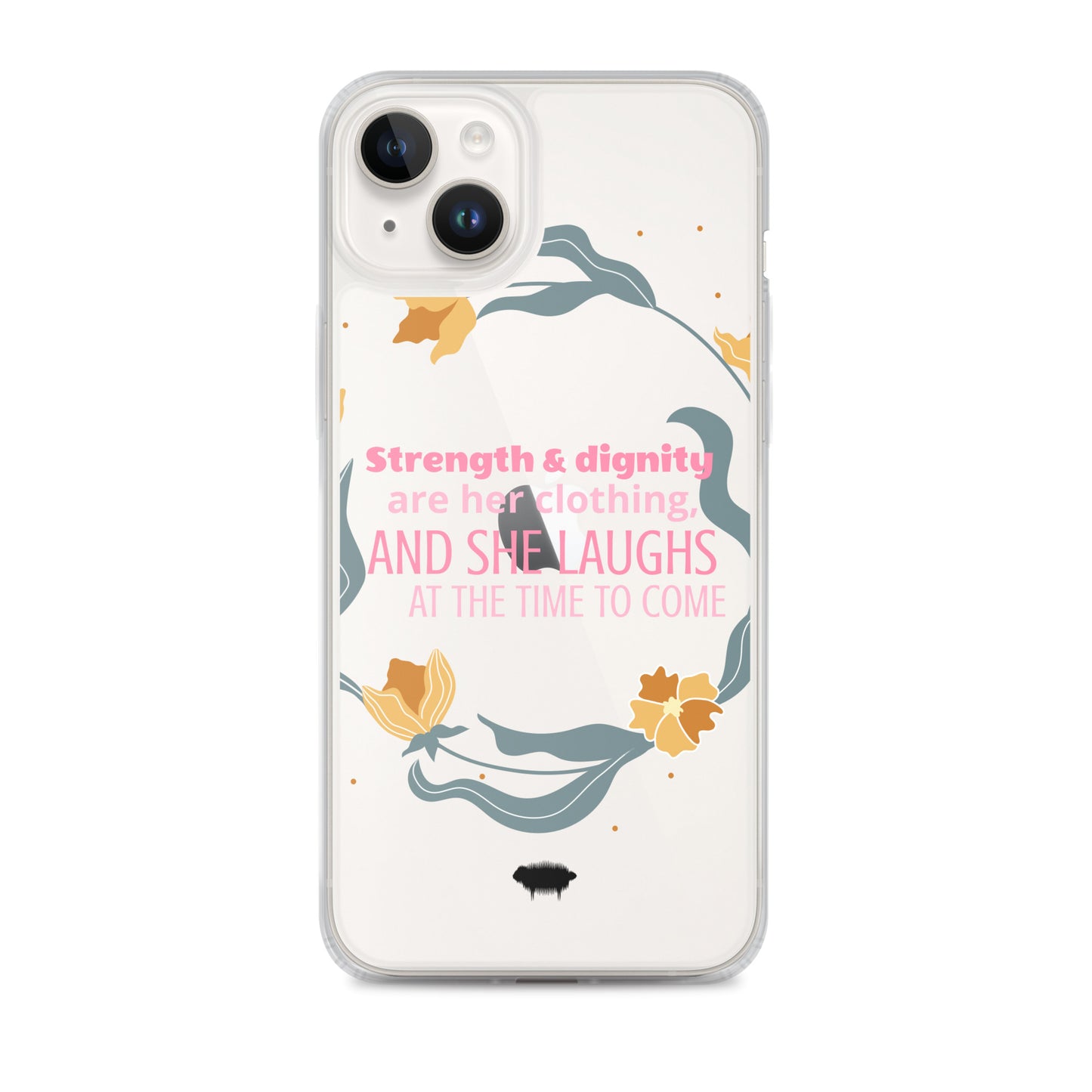 Proverbs 31:25 Clear Case for iPhone® - Valiant Sheep