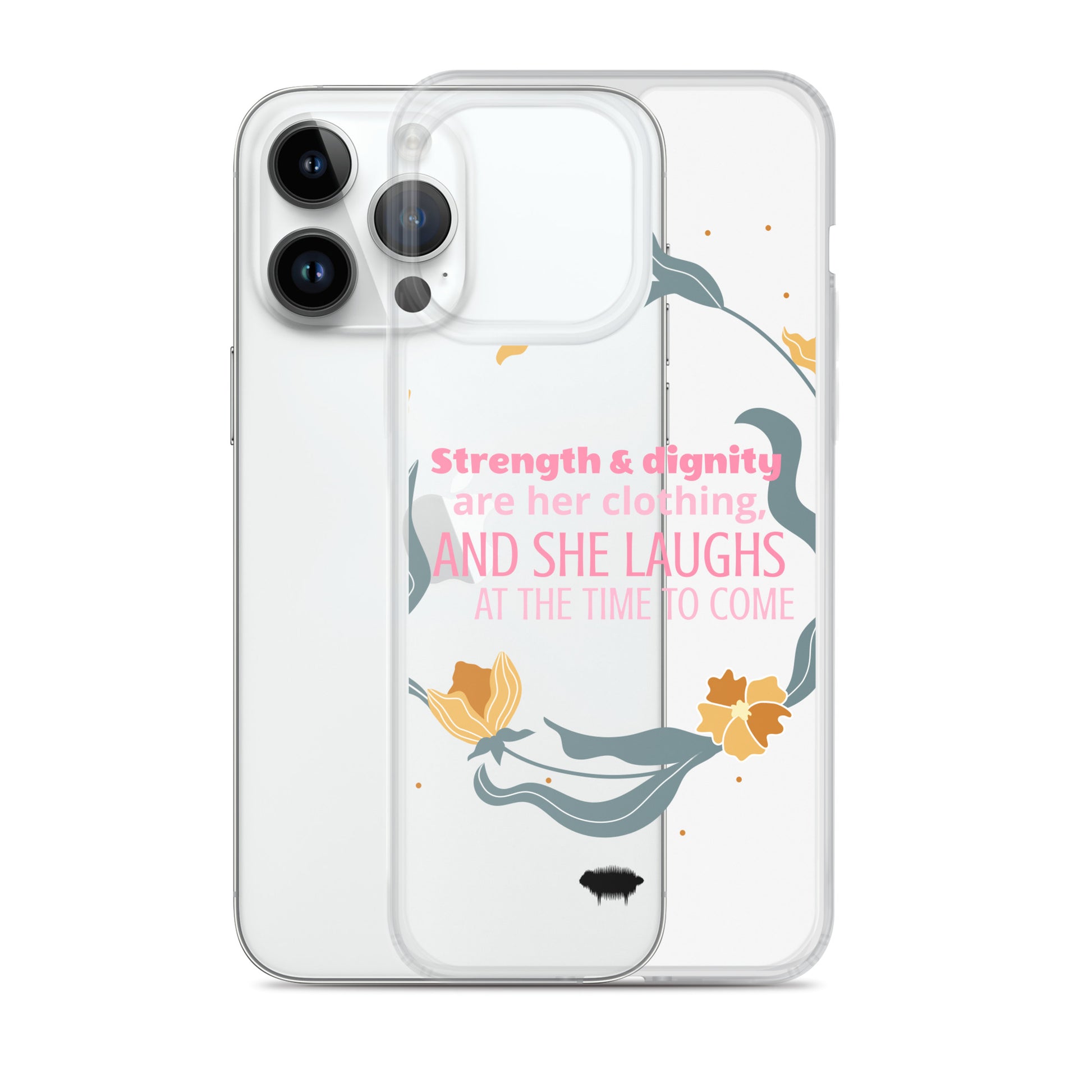 Proverbs 31:25 Clear Case for iPhone® - Valiant Sheep