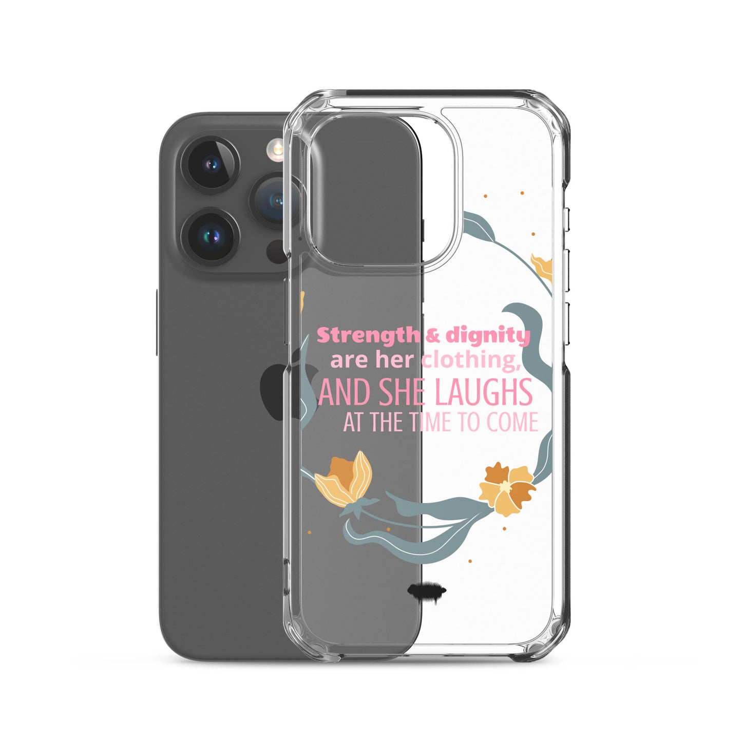 Proverbs 31:25 Clear Case for iPhone® - Valiant Sheep