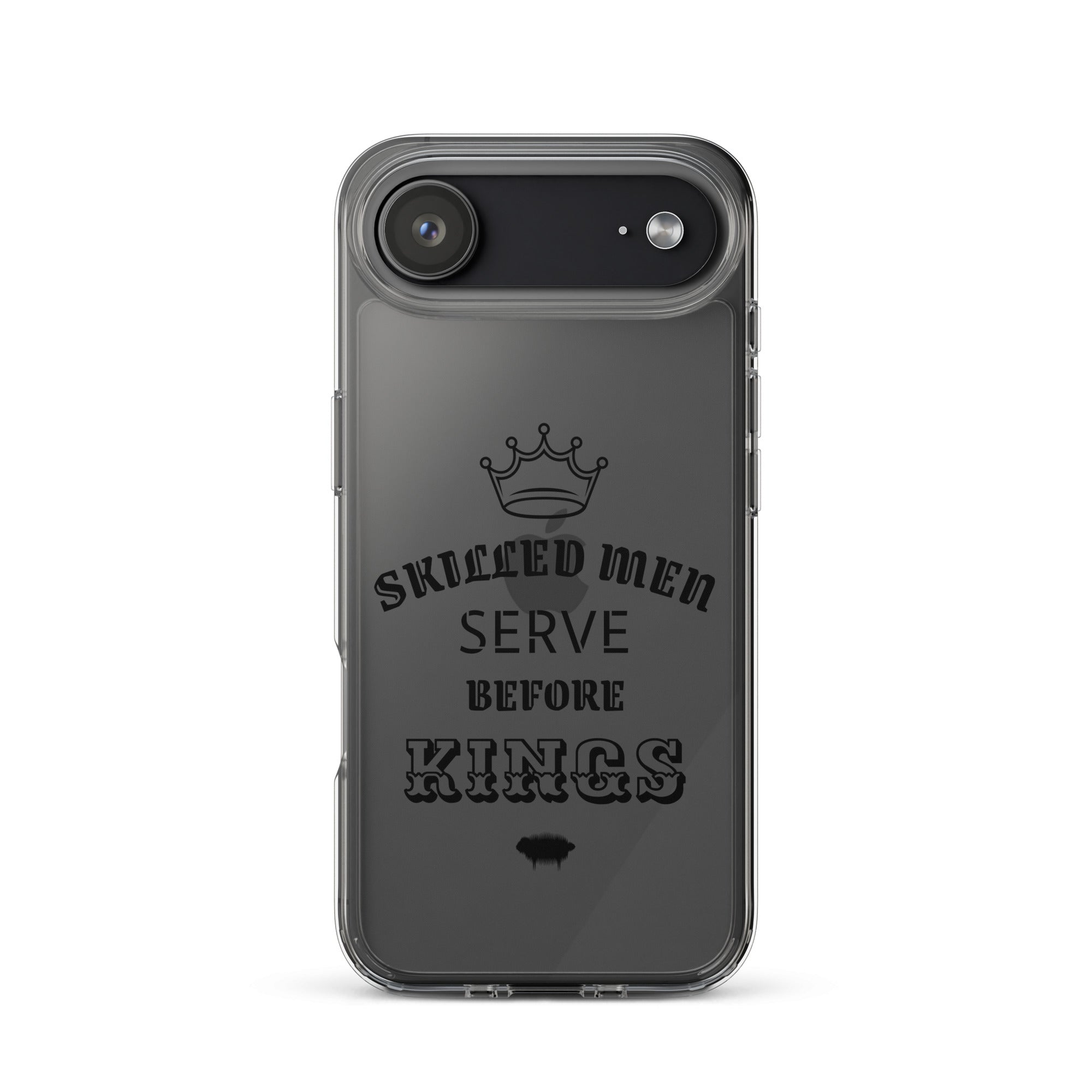 Clear Case for iPhone® - Proverbs 22:29 "Skilled Men Serve Before Kings" iPhone 17 Air - Valiant Sheep Store