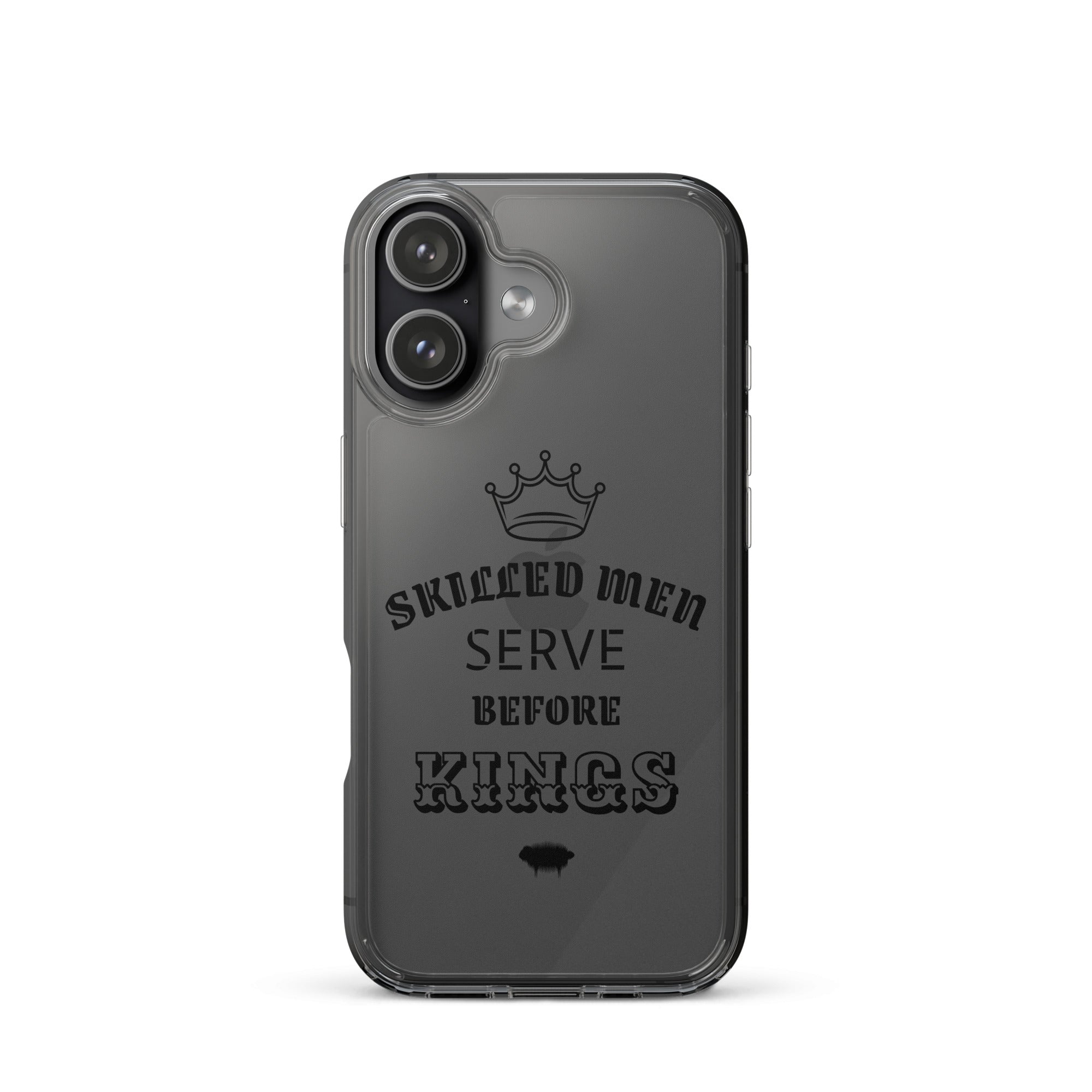 Clear Case for iPhone® - Proverbs 22:29 "Skilled Men Serve Before Kings" iPhone 17 - Valiant Sheep Store