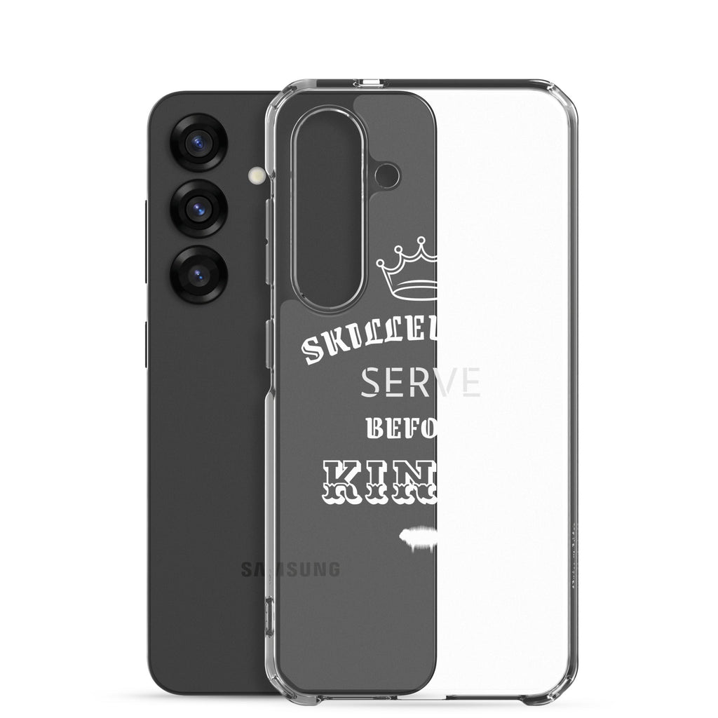 Clear Case for Samsung® - Proverbs 22:29 "Skilled Men Serve Before Kings" Samsung Galaxy S25 - Valiant Sheep Store