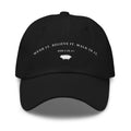 Dad Hat - "Wear it. Believe it. Walk in it." Black - Valiant Sheep Store
