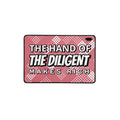 Desk Mat - Proverbs 10:4 "The Hand of the Diligent Makes Rich" 12″×18″ - Valiant Sheep Store