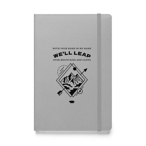 Hardcover Bound Notebook - "In Your Love" Silver - Valiant Sheep Store