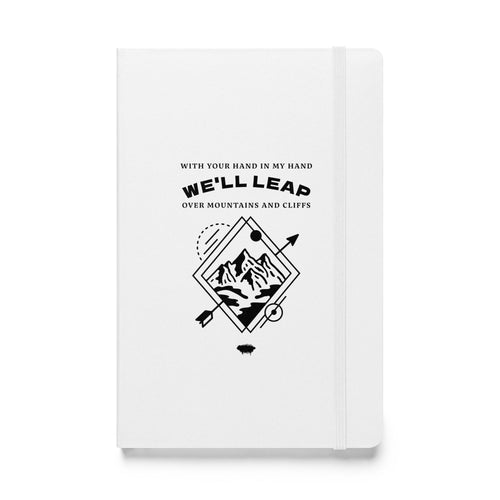 Hardcover Bound Notebook - "In Your Love" White - Valiant Sheep Store