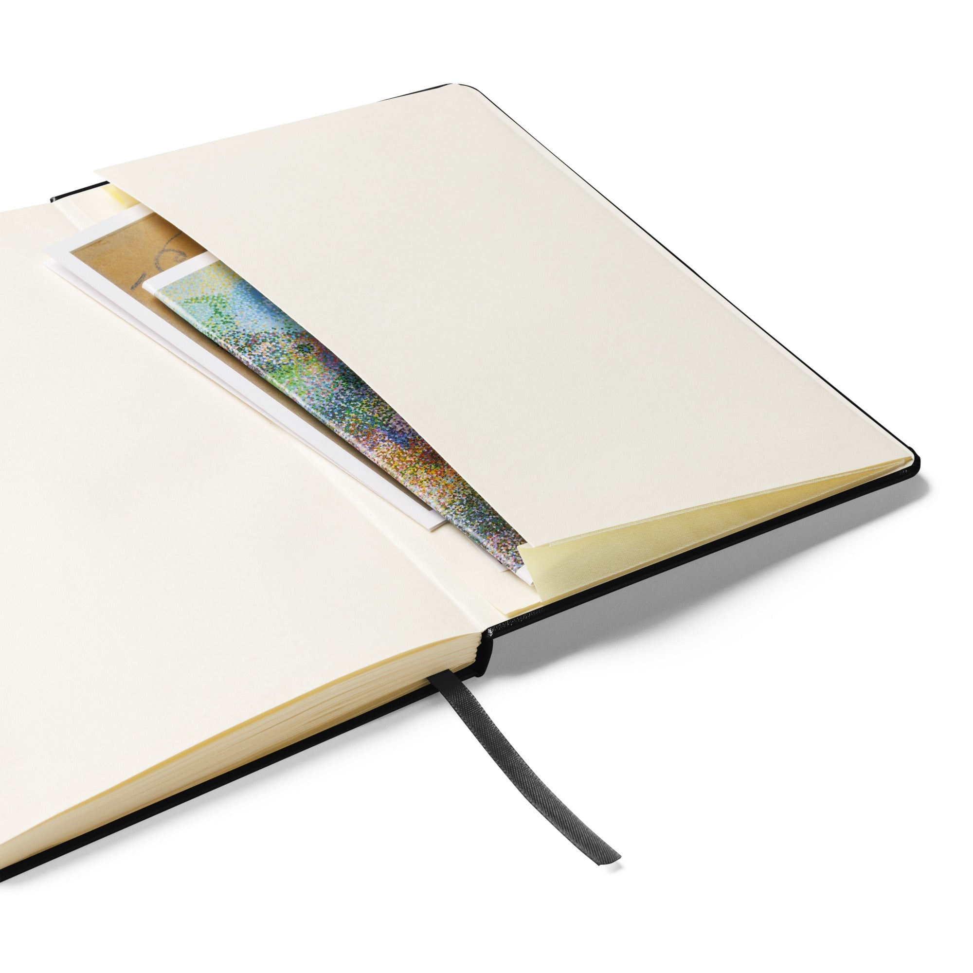 Hardcover Bound Notebook - Psalm 25:13 "My Soul Shall Abide in Prosperity" Orange - Valiant Sheep Store