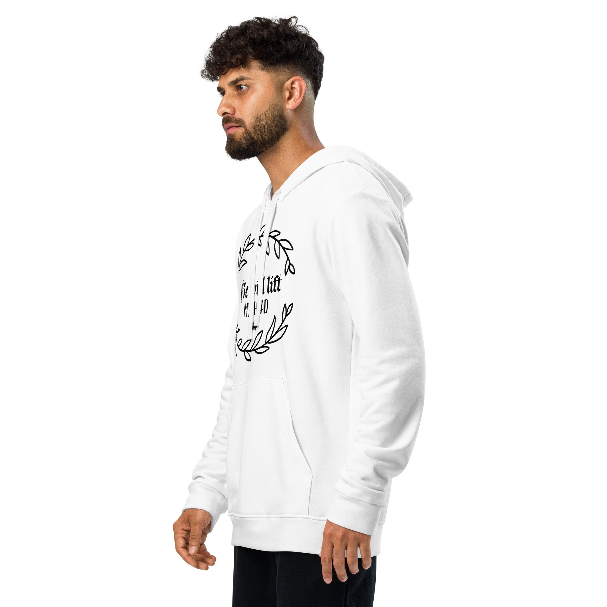 "He Will Lift My Head" Adidas Fleece Hoodie - Valiant Sheep