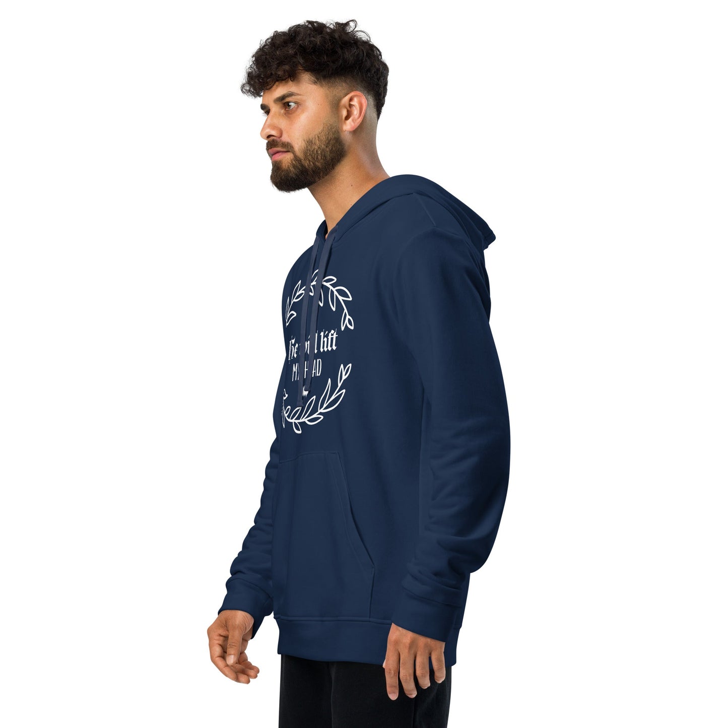 "He Will Lift My Head" Adidas Fleece Hoodie - Valiant Sheep