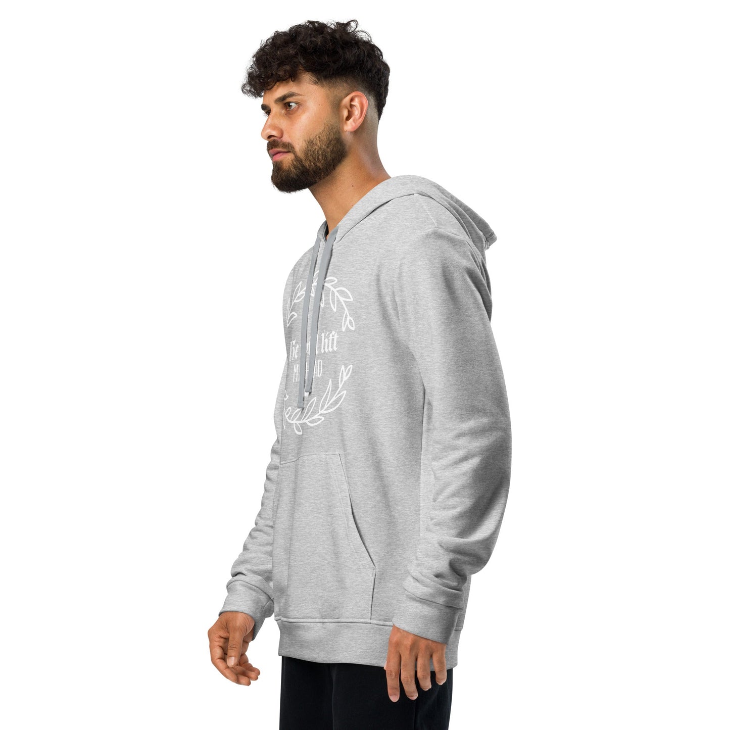 "He Will Lift My Head" Adidas Fleece Hoodie - Valiant Sheep