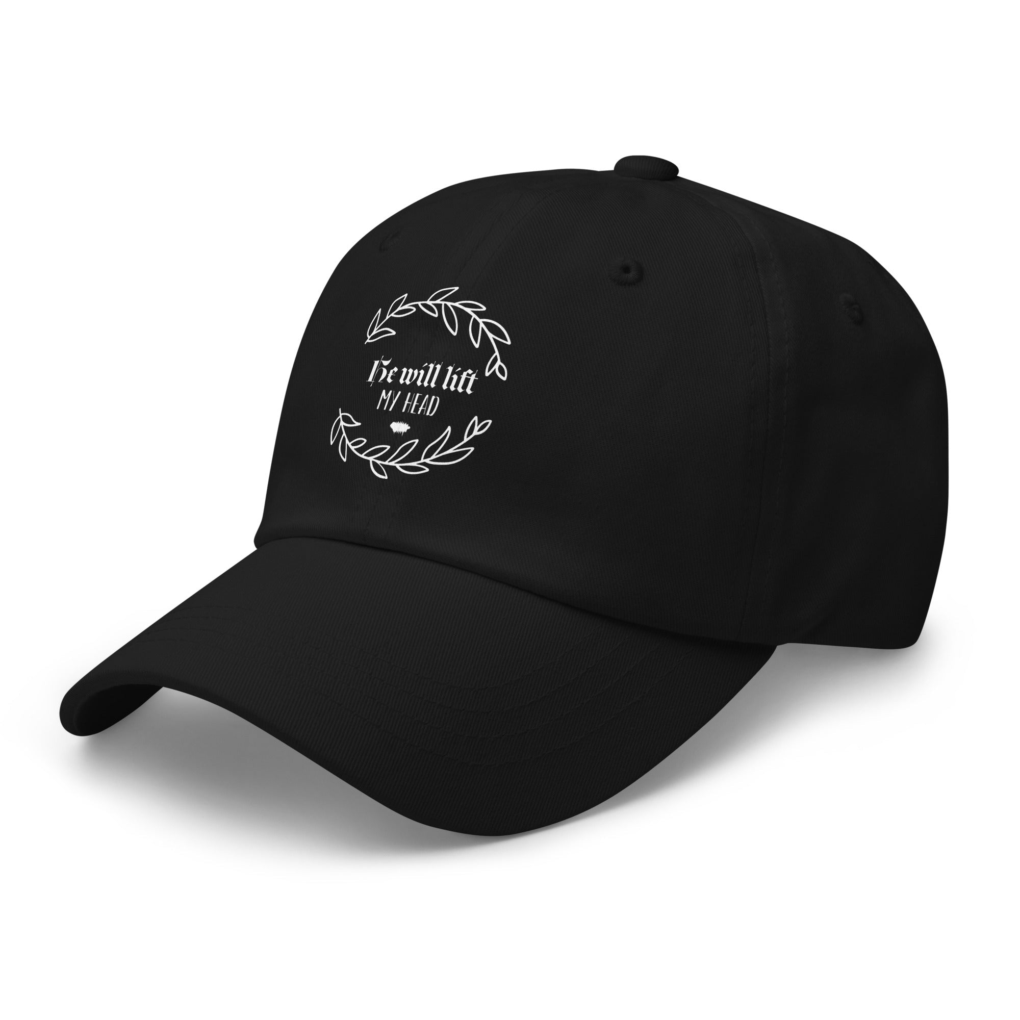 He Will Lift My Head - Classic Dad Hat for the Pursuers Black - Valiant Sheep Store