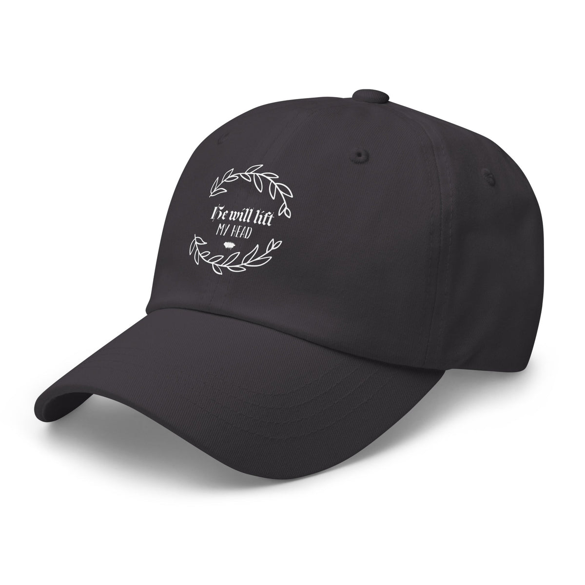 He Will Lift My Head - Classic Dad Hat for the Pursuers Dark Grey - Valiant Sheep Store