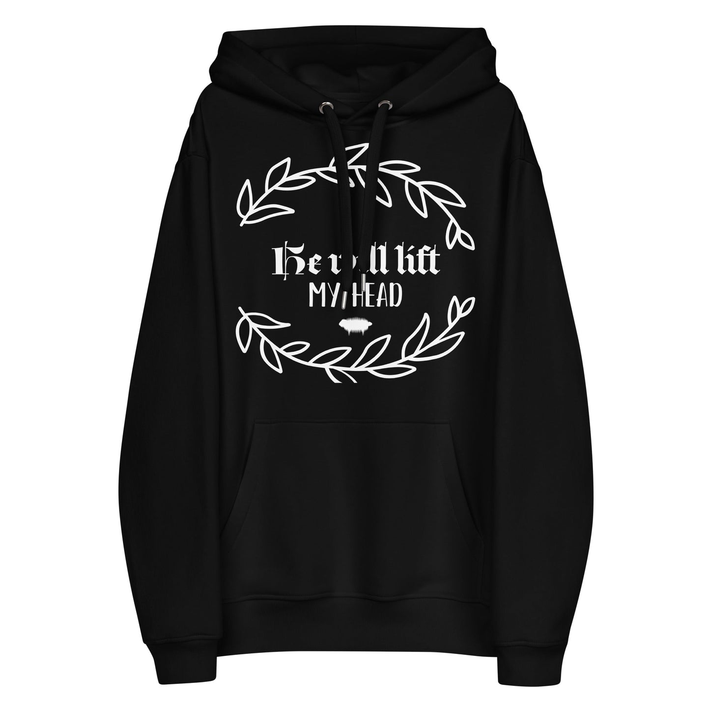 "He Will Lift My Head" Premium Eco Hoodie - Valiant Sheep