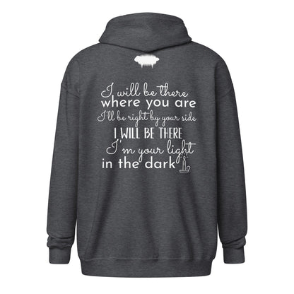 "I Will Be There" Unisex Heavy Blend Zip Hoodie - Valiant Sheep