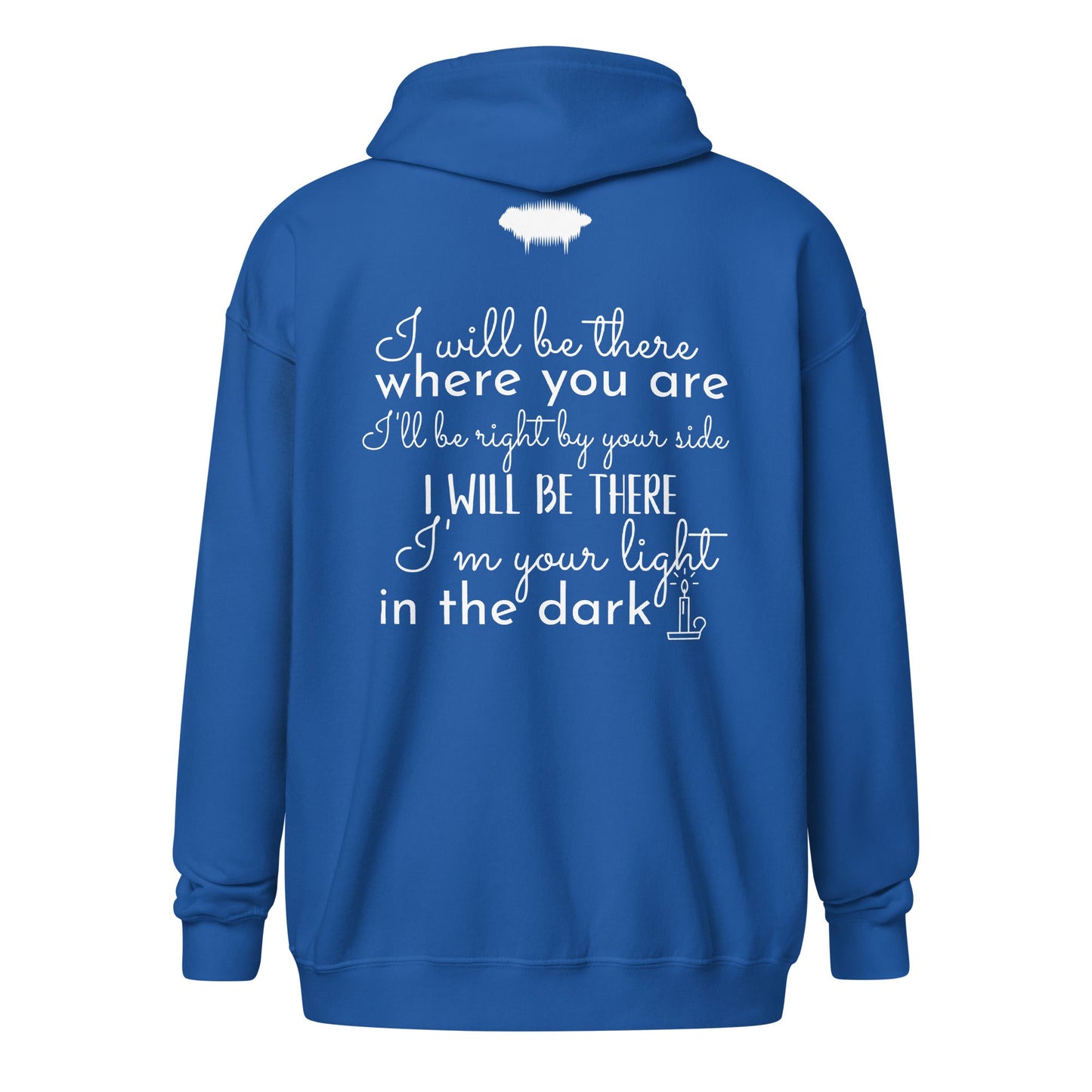 "I Will Be There" Unisex Heavy Blend Zip Hoodie - Valiant Sheep