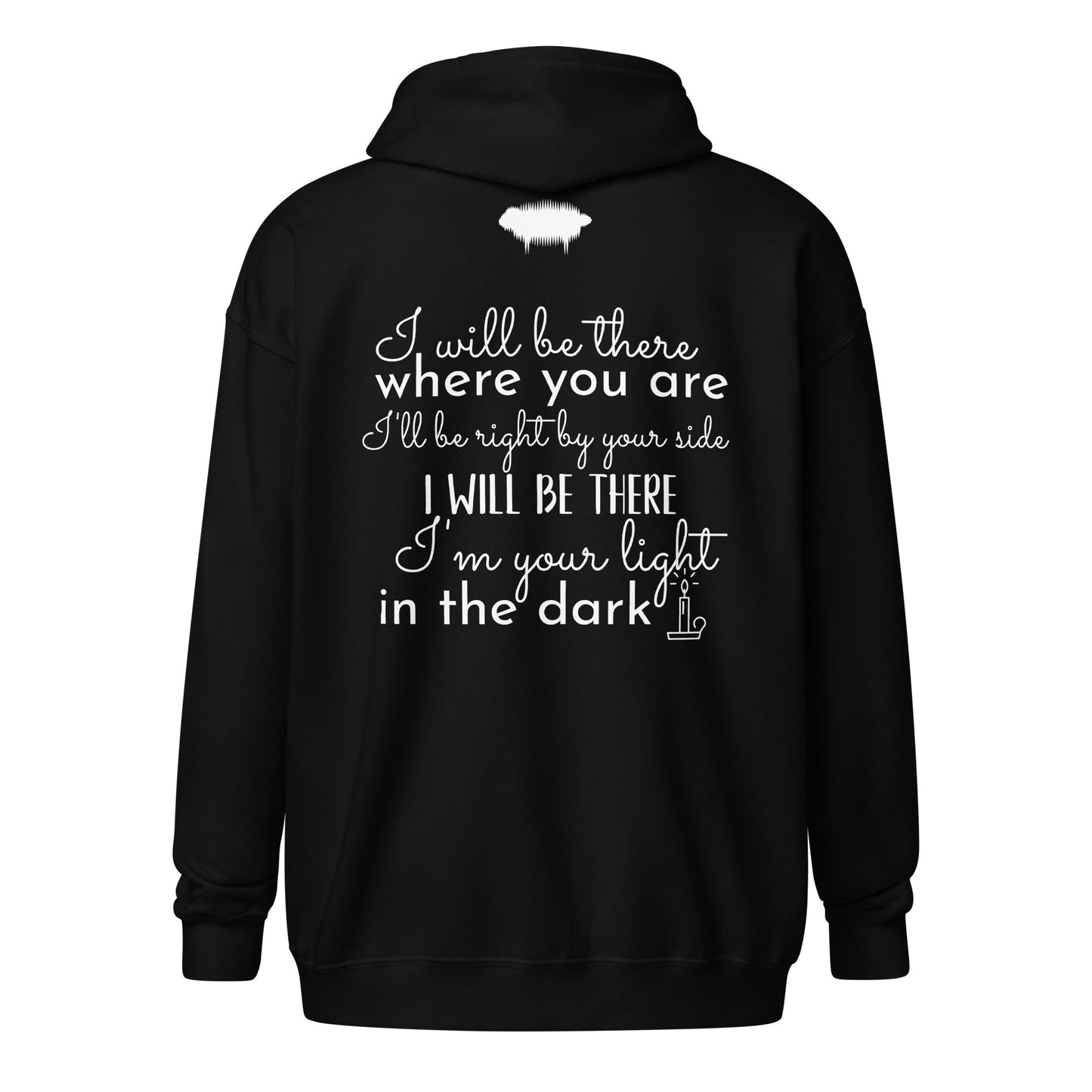 "I Will Be There" Unisex Heavy Blend Zip Hoodie - Valiant Sheep