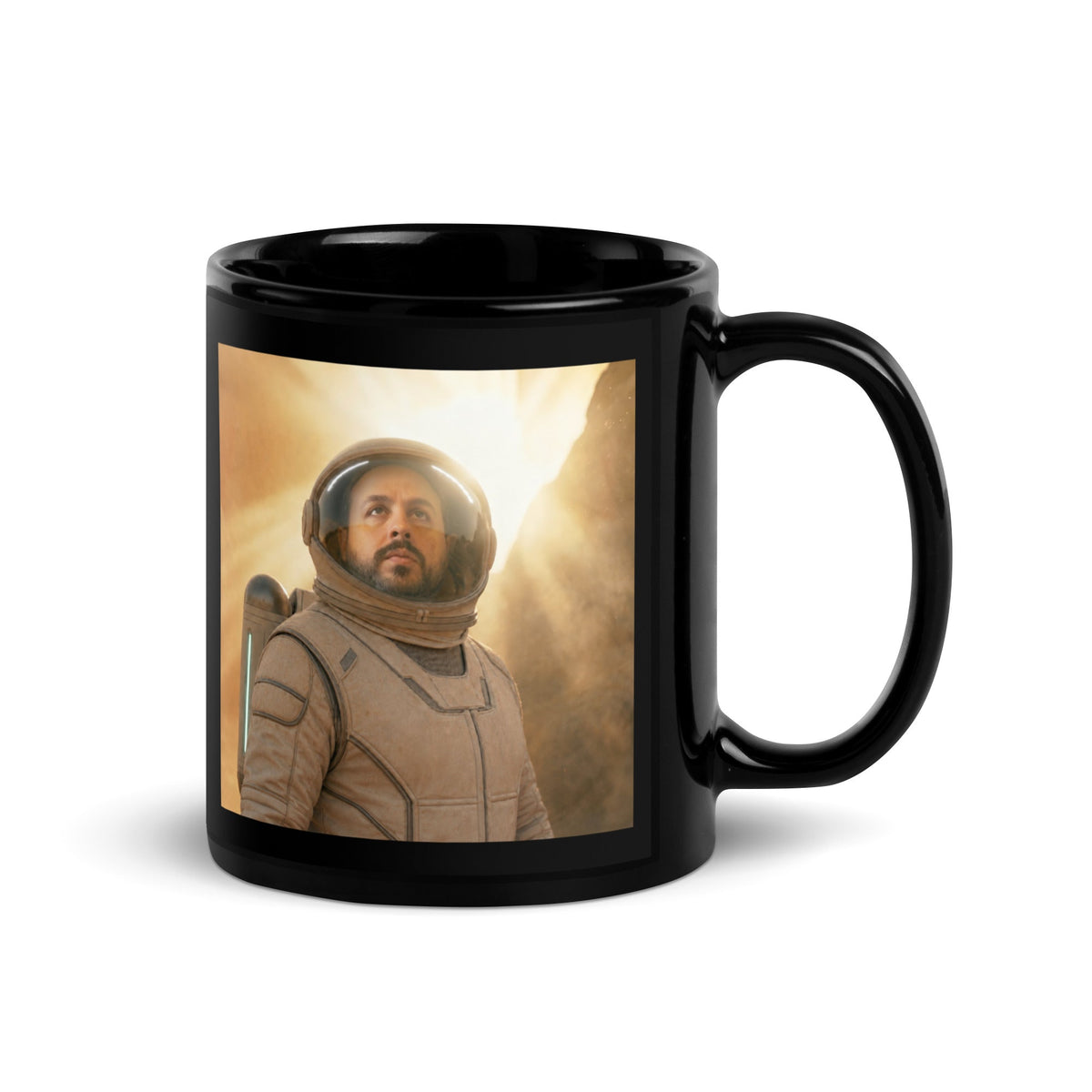 Khallik Aatul - Black Glossy Mug for the Pursuers 11 oz - Valiant Sheep Store