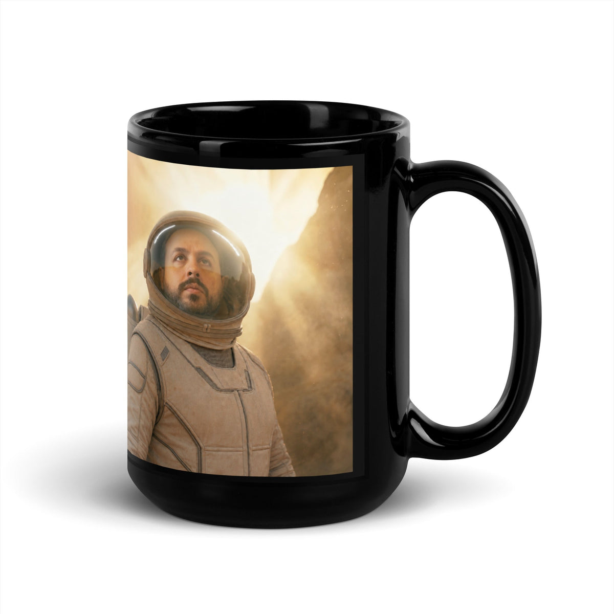 Khallik Aatul - Black Glossy Mug for the Pursuers 15 oz - Valiant Sheep Store