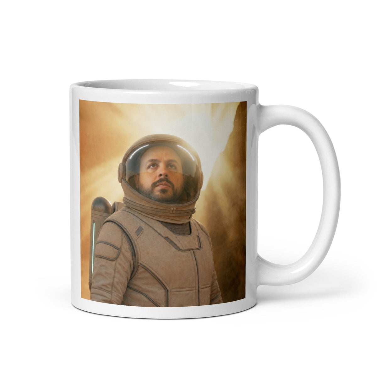 Khallik Aatul - White Glossy Mug for the Pursuers 11 oz - Valiant Sheep Store