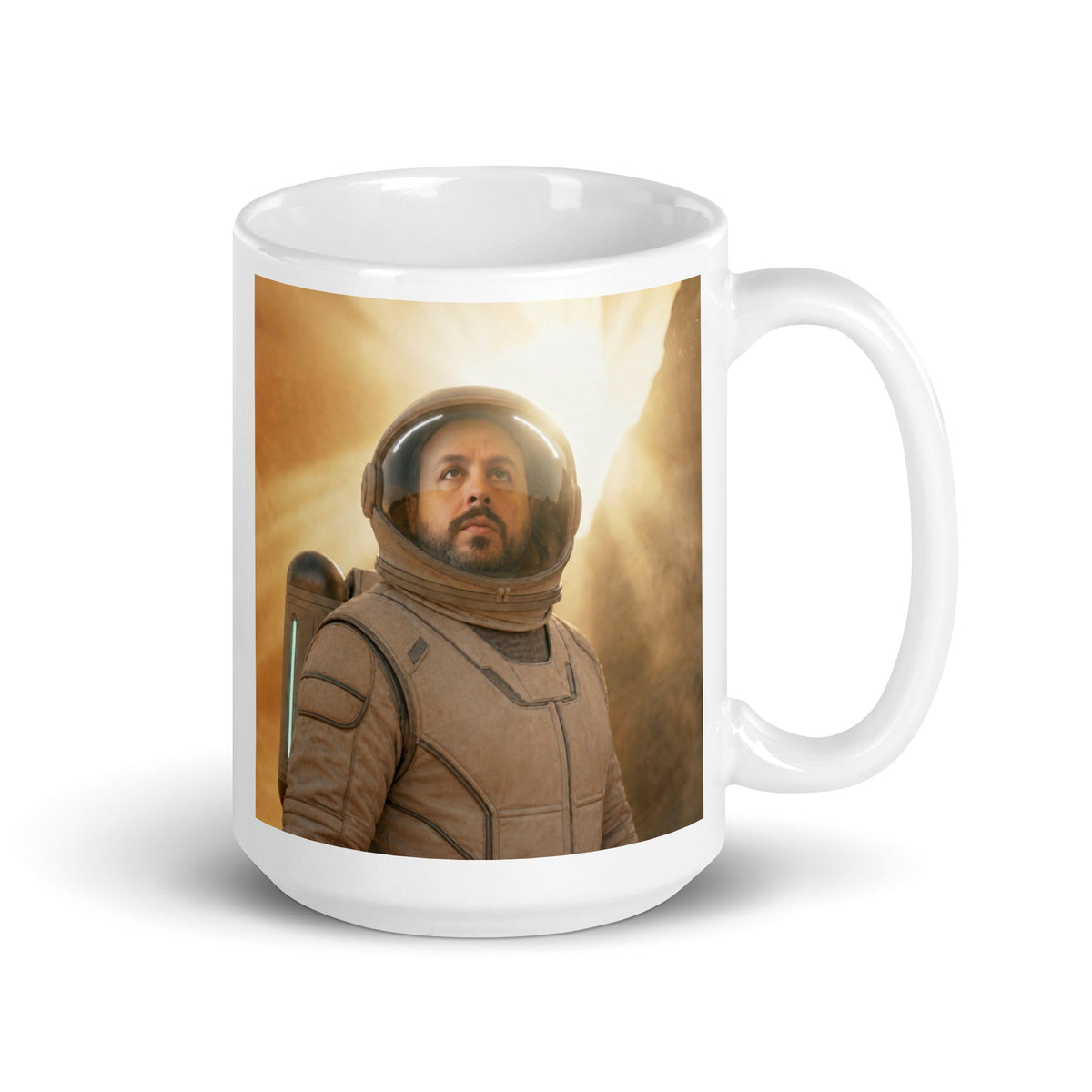 Khallik Aatul - White Glossy Mug for the Pursuers 15 oz - Valiant Sheep Store