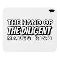 Mouse Pad - Proverbs 10:4 "The Hand of the Diligent Makes Rich" - Valiant Sheep Store