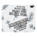 Mouse Pad - Proverbs 14:23 "In All Toil There Is Profit" - Valiant Sheep Store