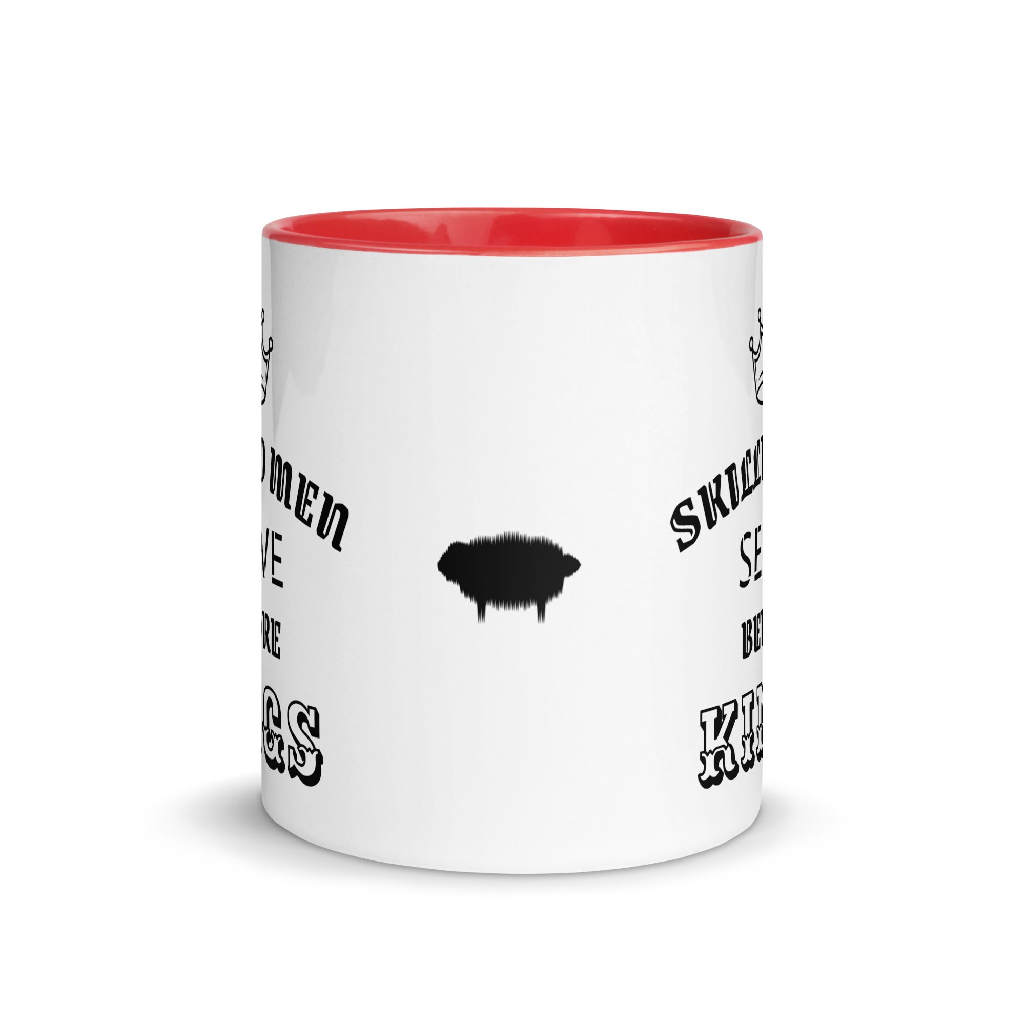 Mug with Color Inside - Proverbs 22:29 "Skilled Men Serve Before Kings" Golden Yellow - Valiant Sheep
