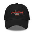 No Unbelief Made Him Waver Romans 4:20 - Classic Dad Hat for the Unwavering Believer Black - Valiant Sheep Store