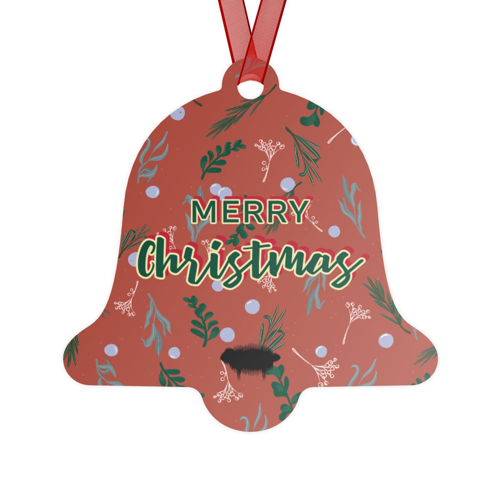 Personalized Metal Christmas Ornaments Bell - Valiant Sheep Store