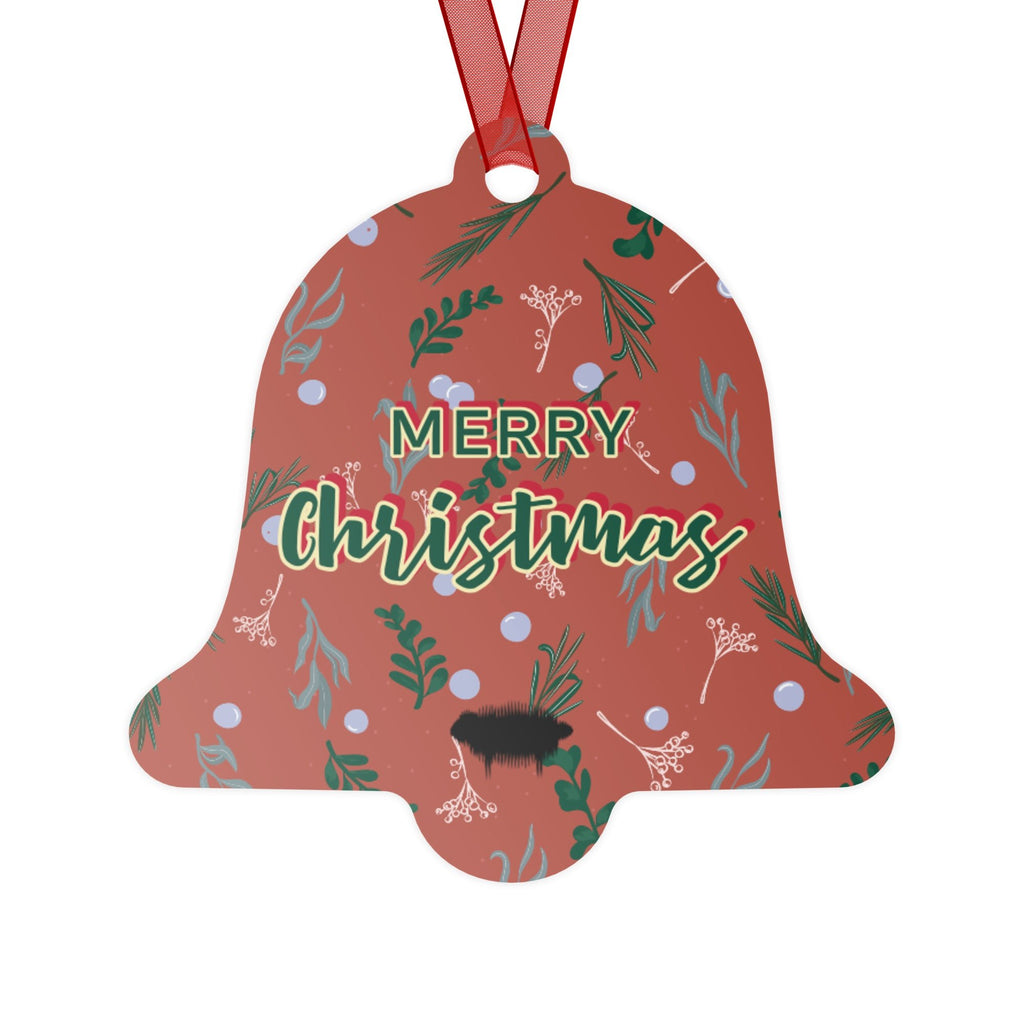 Personalized Metal Christmas Ornaments Bell - Valiant Sheep Store