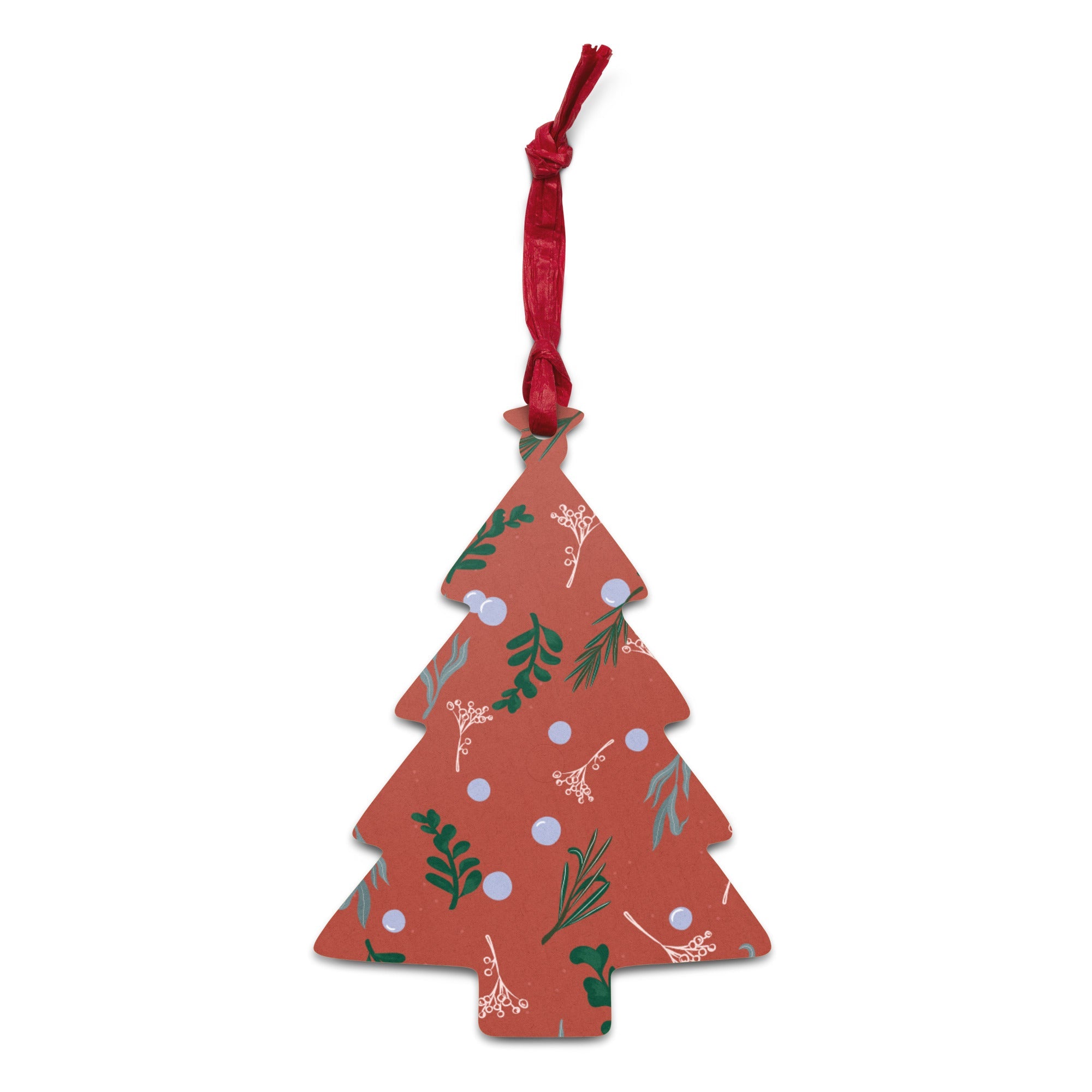 Personalized Wooden Christmas Ornaments Tree - Valiant Sheep Store