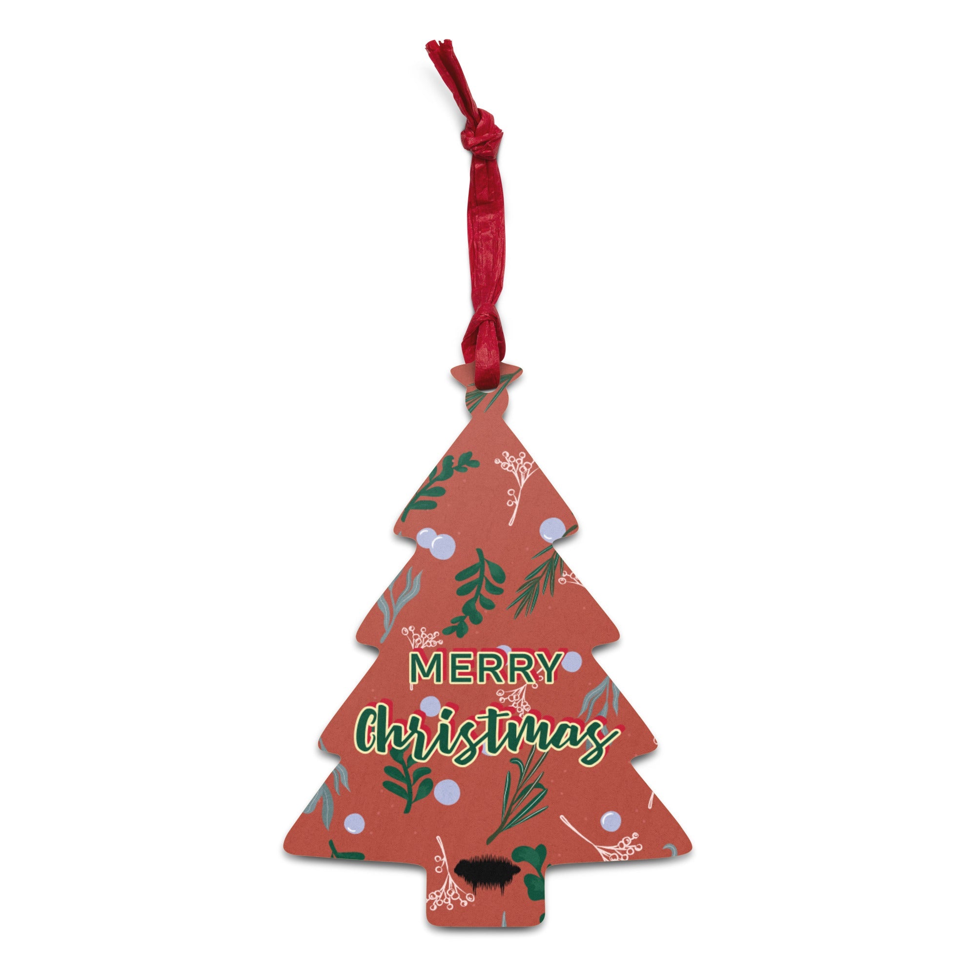 Personalized Wooden Christmas Ornaments Tree - Valiant Sheep Store