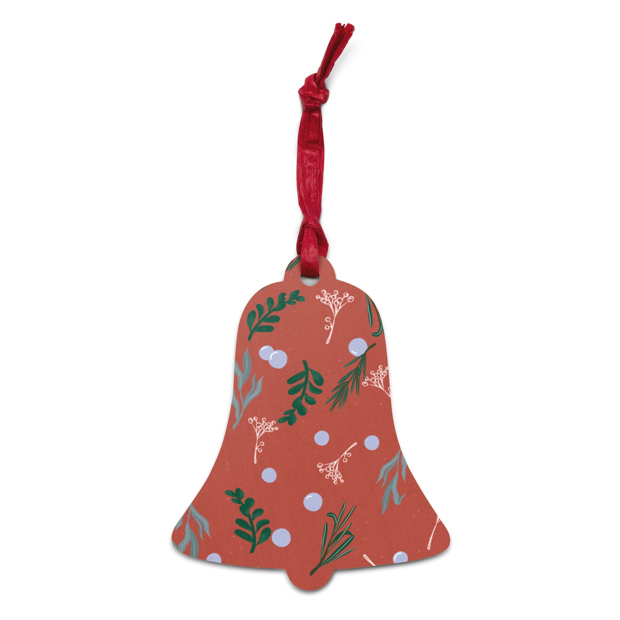 Personalized Wooden Christmas Ornaments Bell - Valiant Sheep Store