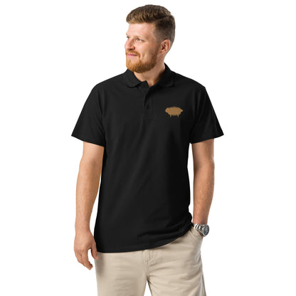 Premium pique polo shirt - Valiant Sheep Store