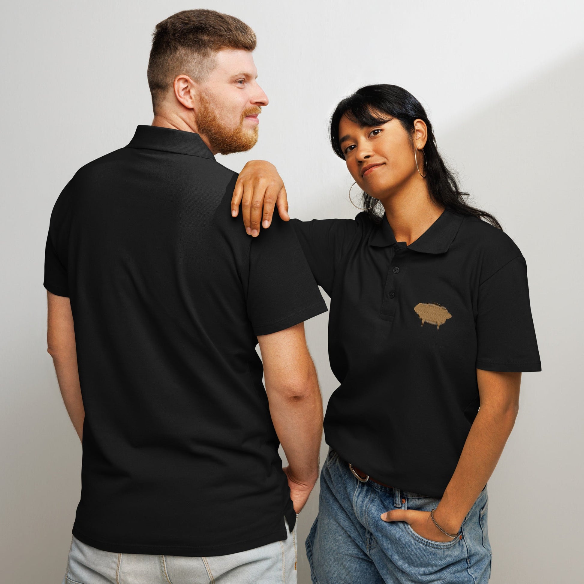 Premium pique polo shirt - Valiant Sheep Store