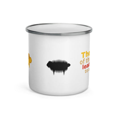 Proverbs 21:5 Enamel Mug - Valiant Sheep Store