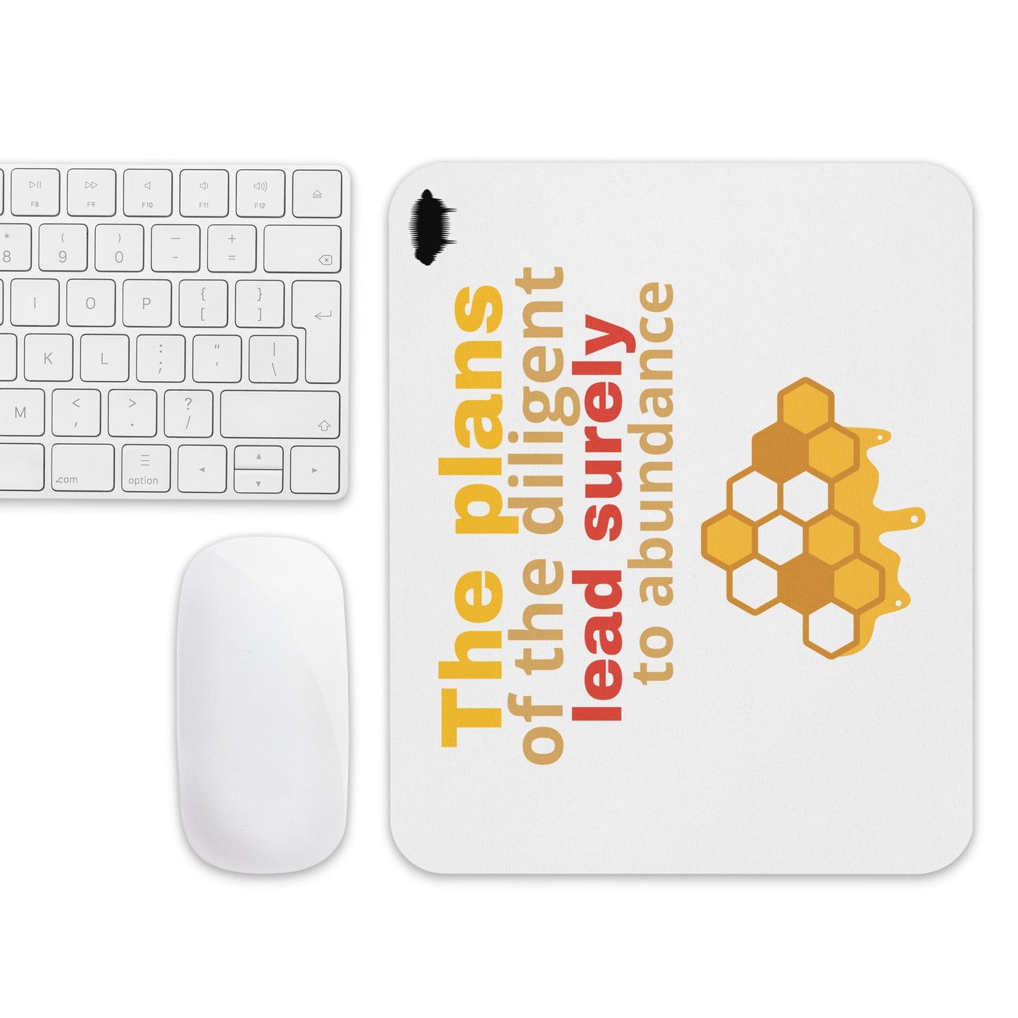 Proverbs 21:5 Mouse Pad - Valiant Sheep