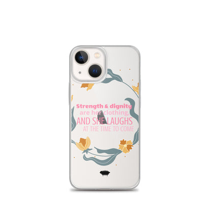 Proverbs 31:25 Clear Case for iPhone® - Valiant Sheep