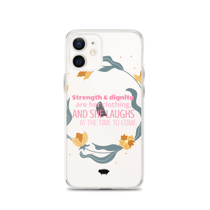 Proverbs 31:25 Clear Case for iPhone® - Valiant Sheep