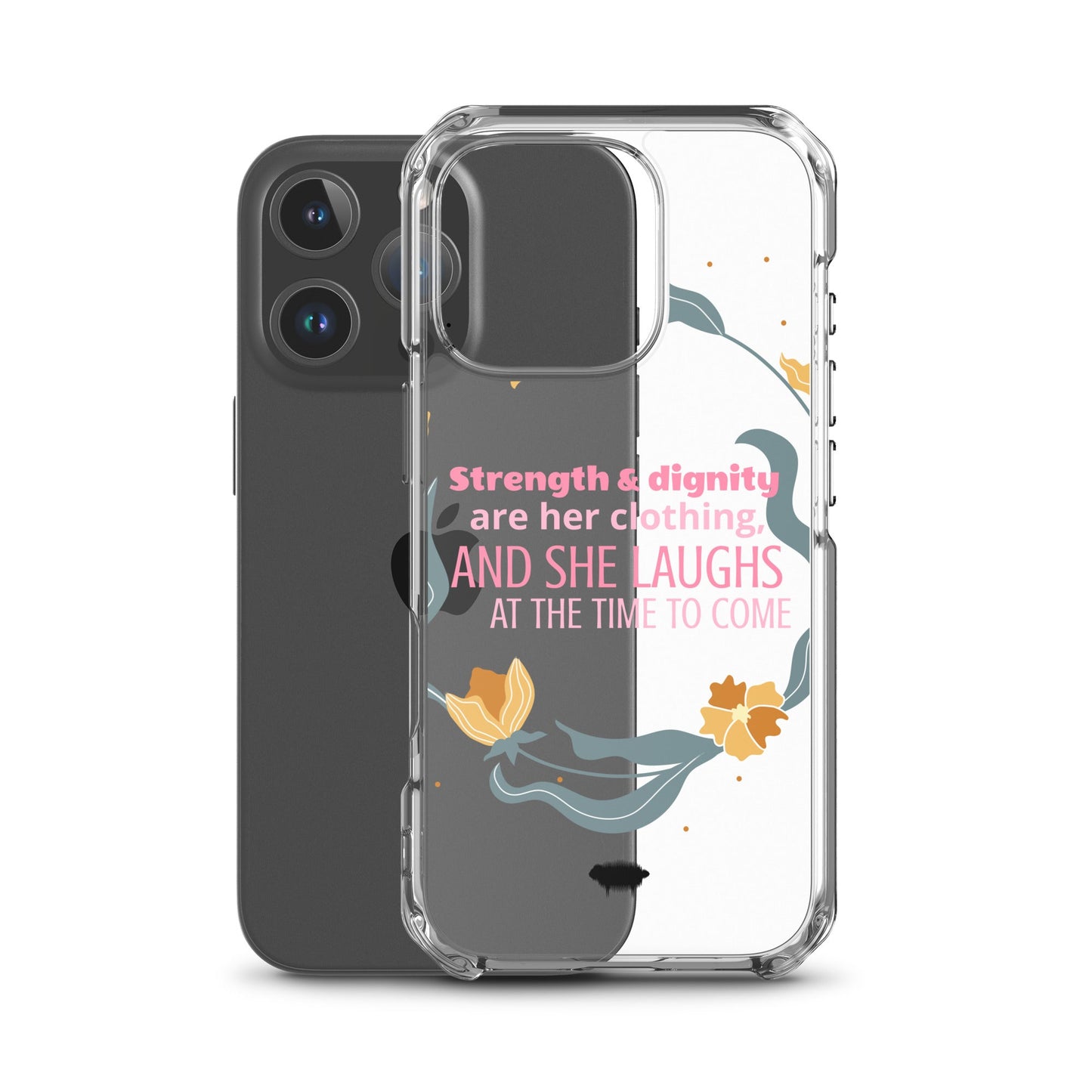 Proverbs 31:25 Clear Case for iPhone® - Valiant Sheep