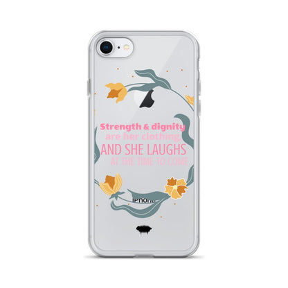 Proverbs 31:25 Clear Case for iPhone® - Valiant Sheep